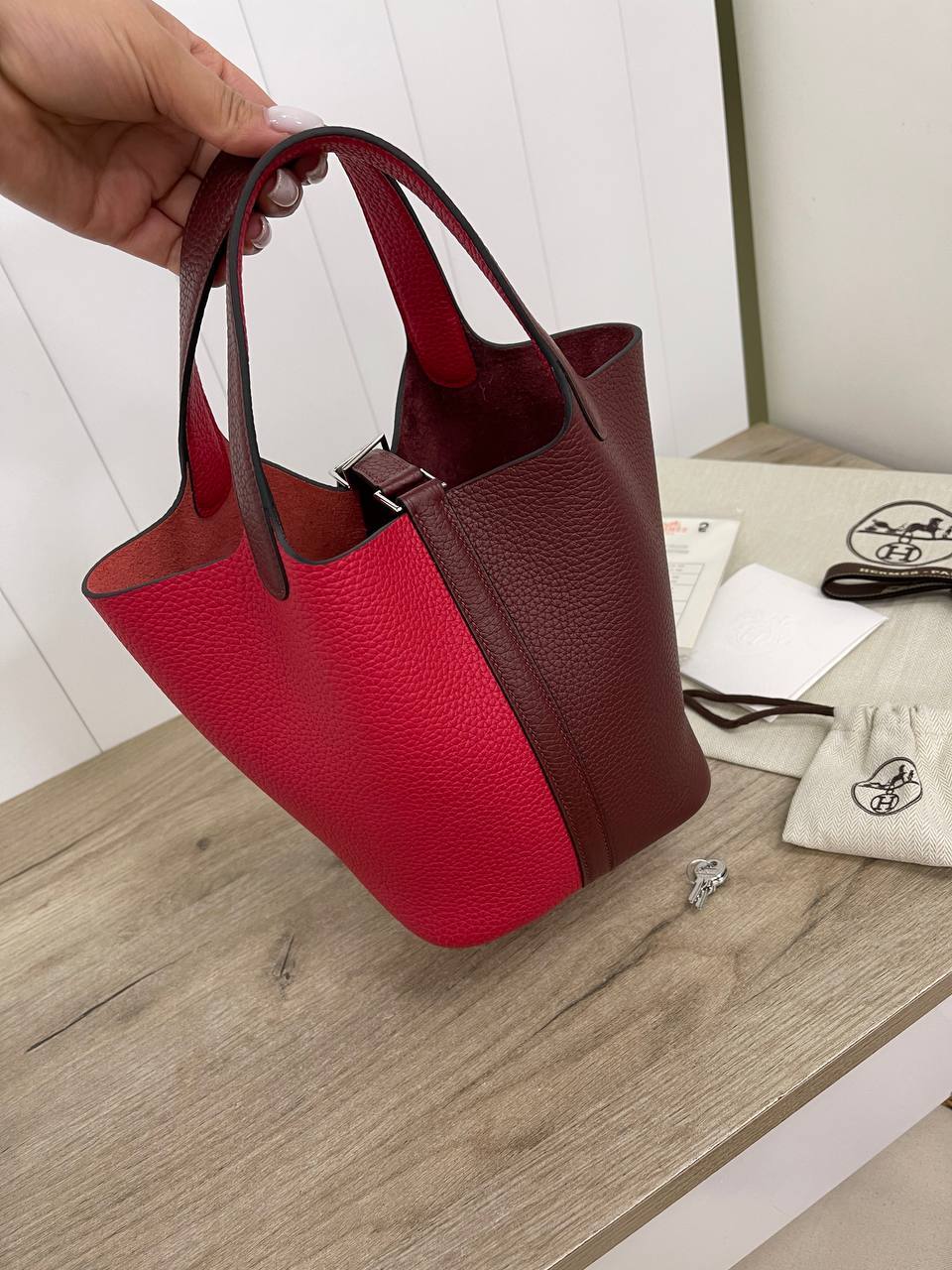 Премиум женская сумка Picotin Togo Hermes BP-33842 Премиум женская сумка Picotin Togo Hermes BP-33842