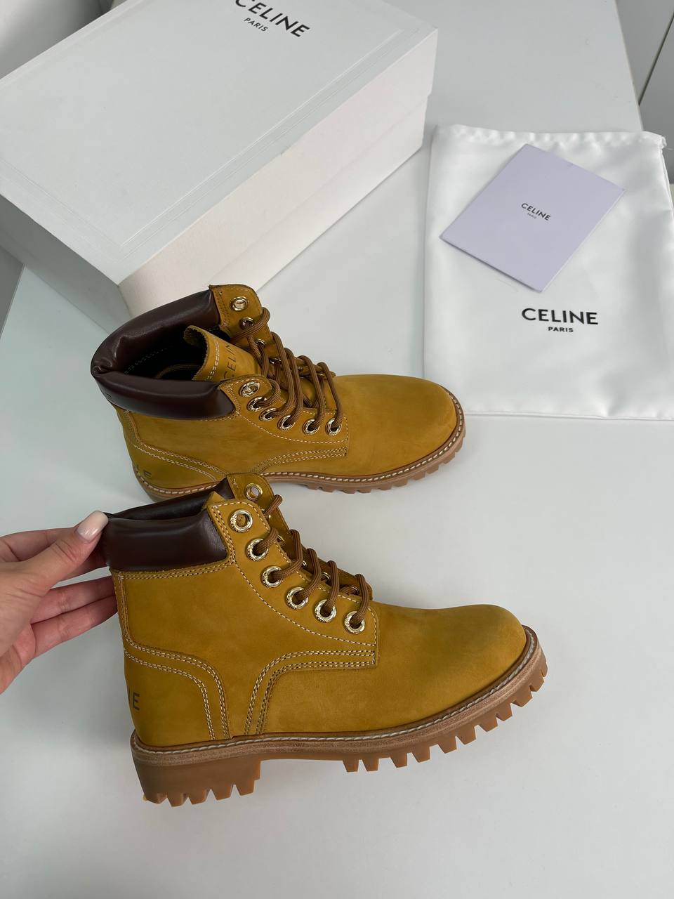 Трендовые ботинки Celine BP-22797 Трендовые ботинки Celine BP-22797