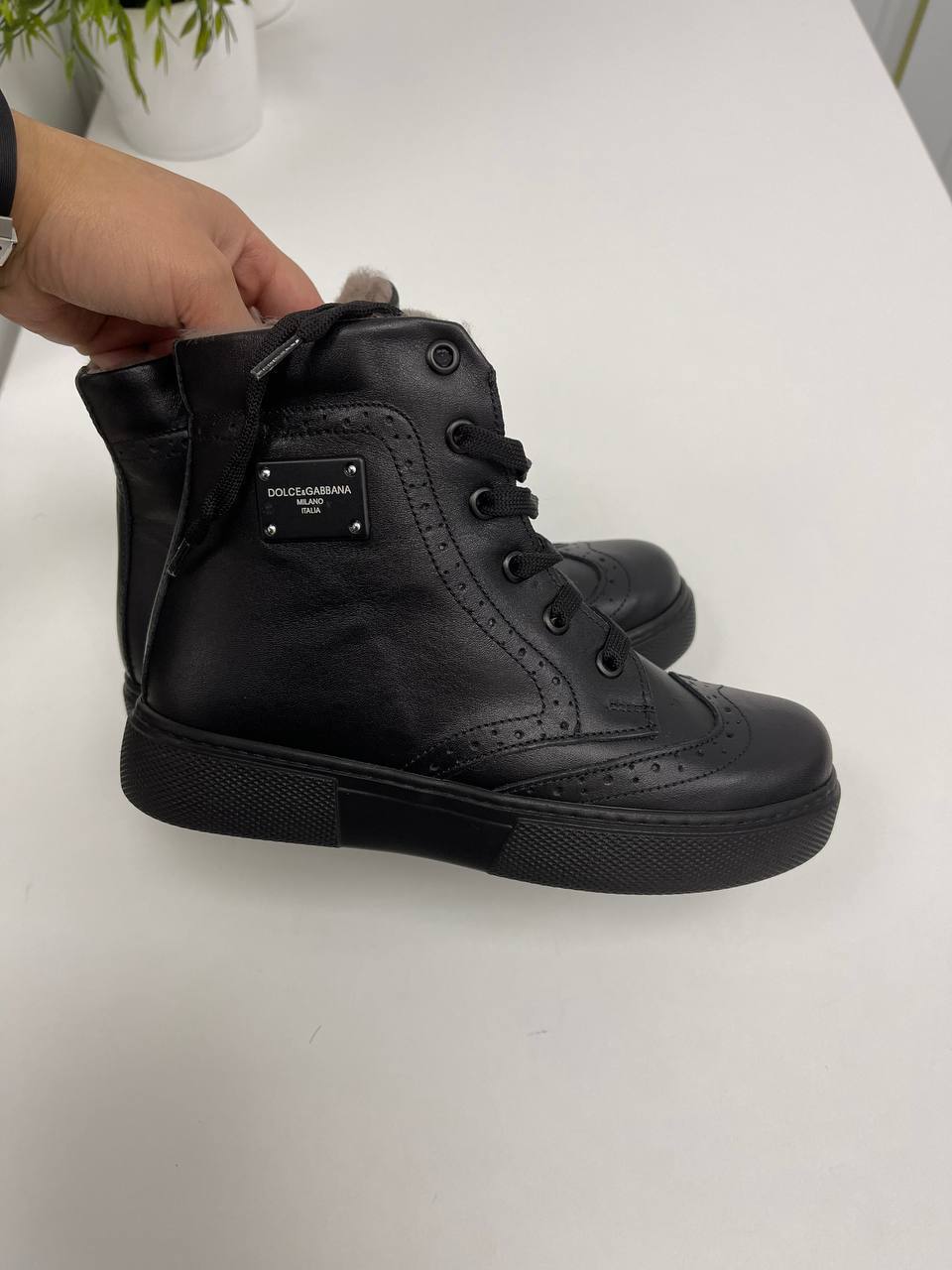 Ботинки Dolce & Gabbana BP-23222 премиальные Ботинки Dolce & Gabbana BP-23222 премиальные