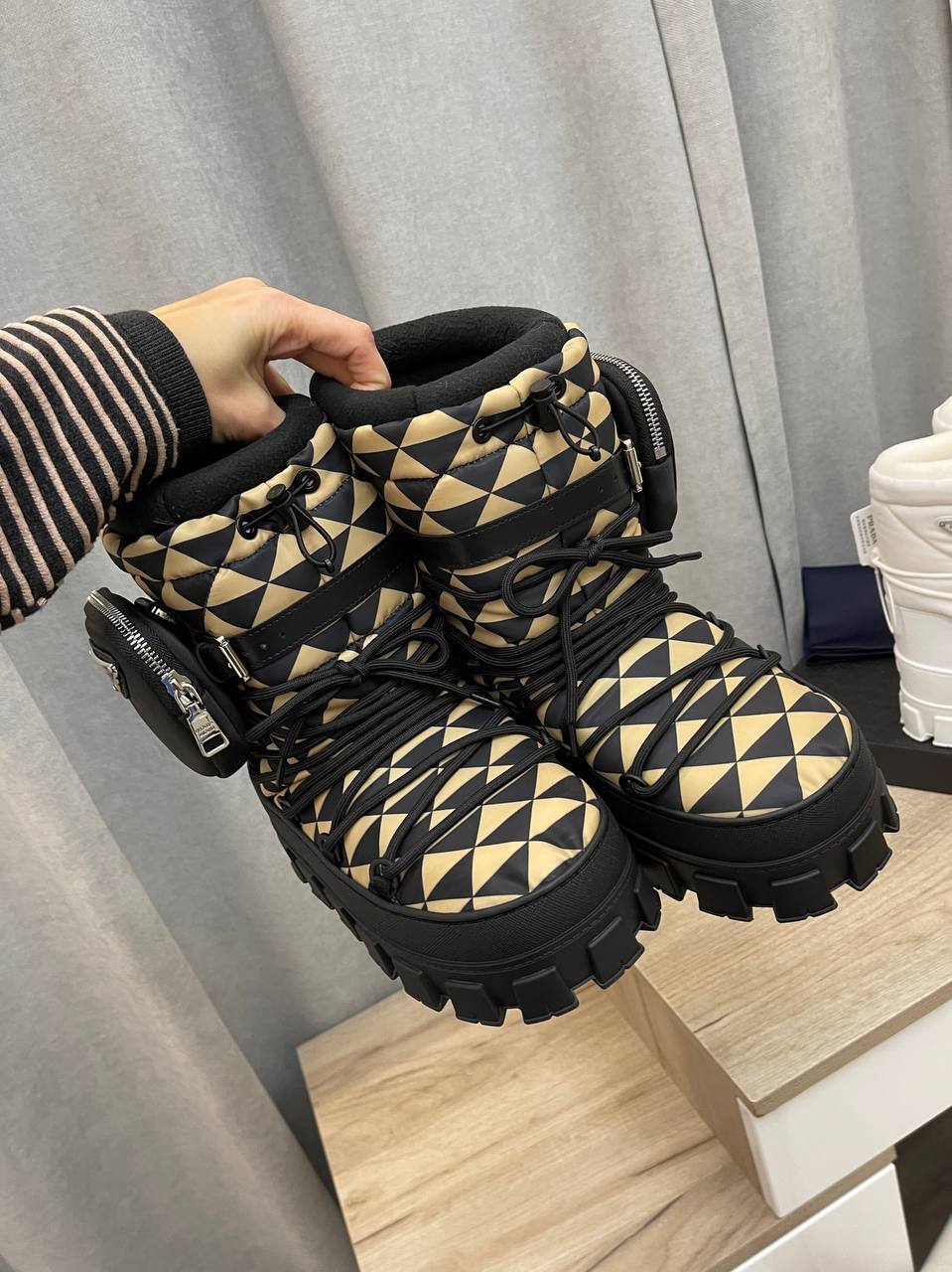 Коллекционные ботинки Prada BP-42485 Коллекционные ботинки Prada BP-42485