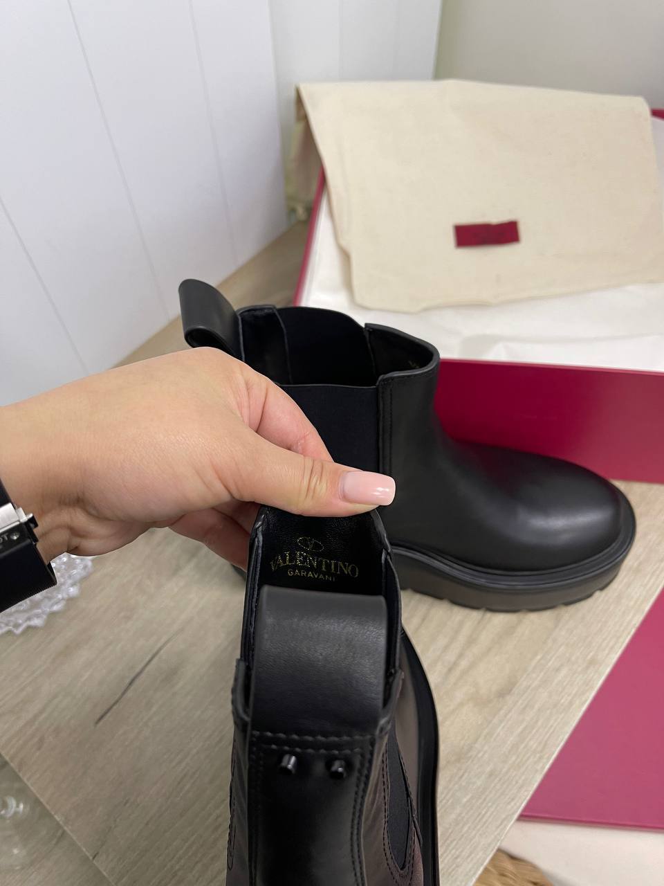 Valentino ботинки премиум BP-25569 Valentino ботинки премиум BP-25569