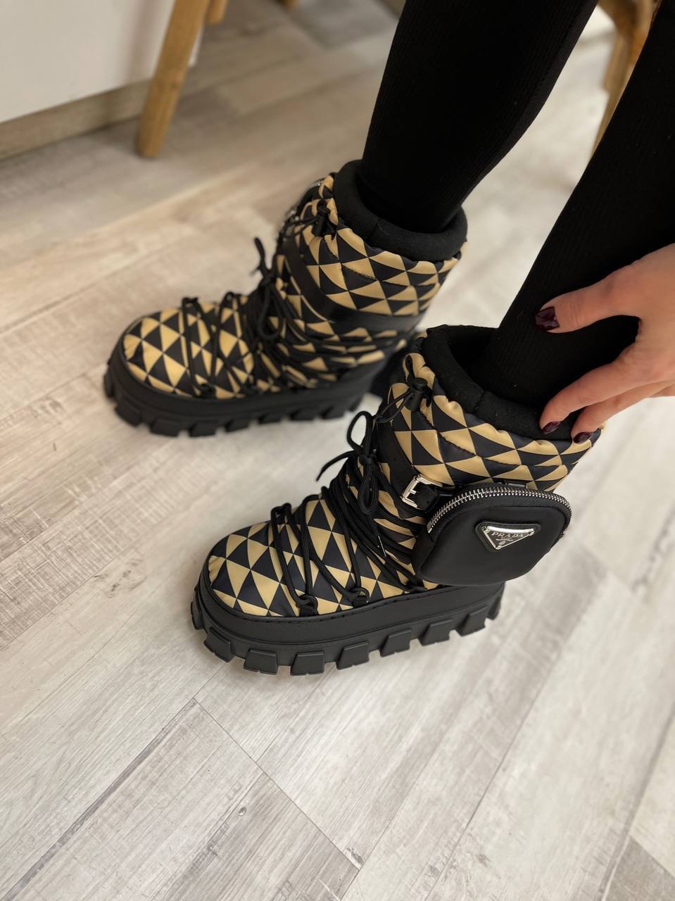 Коллекционные ботинки Prada BP-42485 Коллекционные ботинки Prada BP-42485