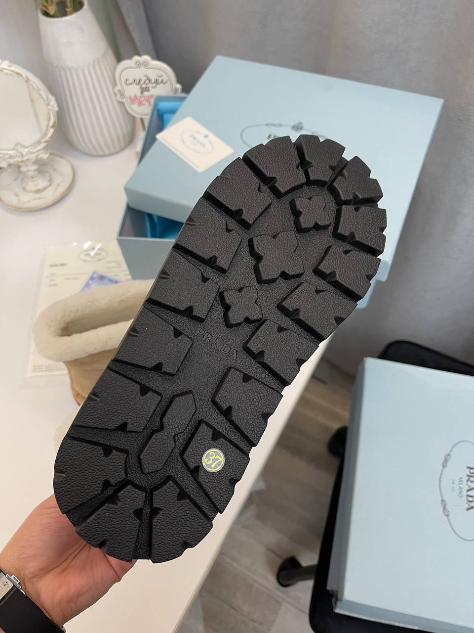 Трендовые ботинки Prada BP-42878 Трендовые ботинки Prada BP-42878