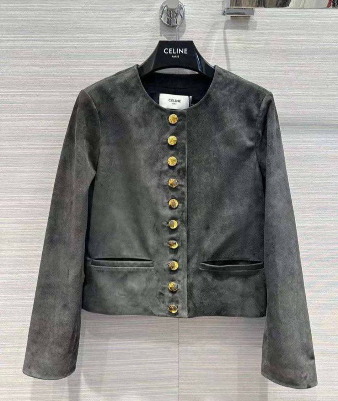 Куртка люкс замшевая Celine BP-38489 Куртка люкс замшевая Celine BP-38489