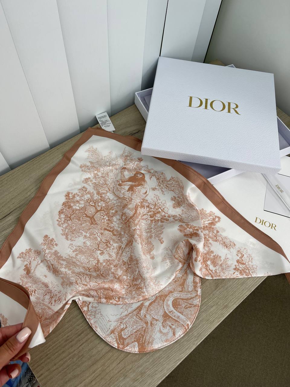 Люксовый шёлковый козырёк Christian Dior BP-17417 Люксовый шёлковый козырёк Christian Dior BP-17417