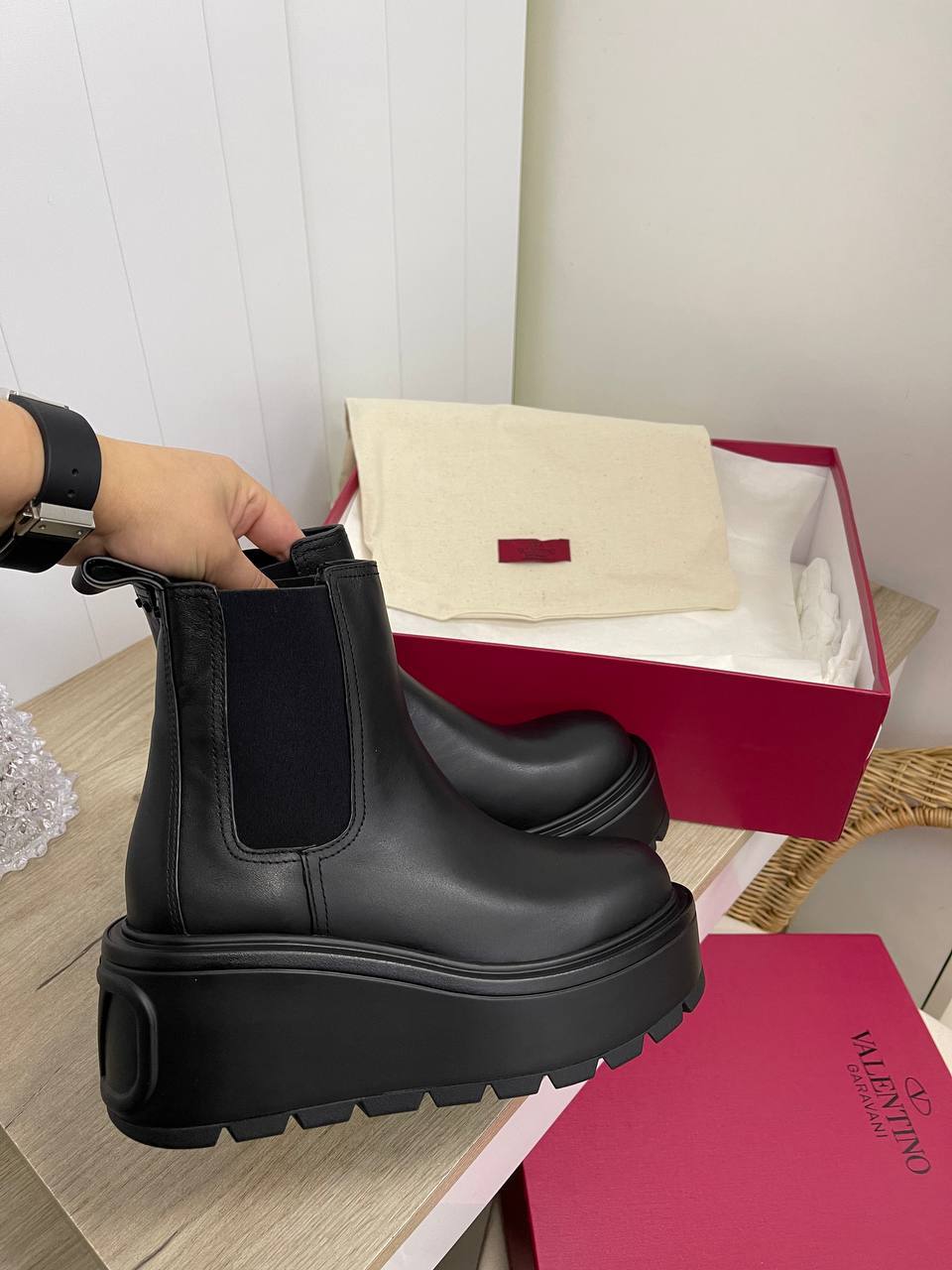 Valentino ботинки премиум BP-25569 Valentino ботинки премиум BP-25569