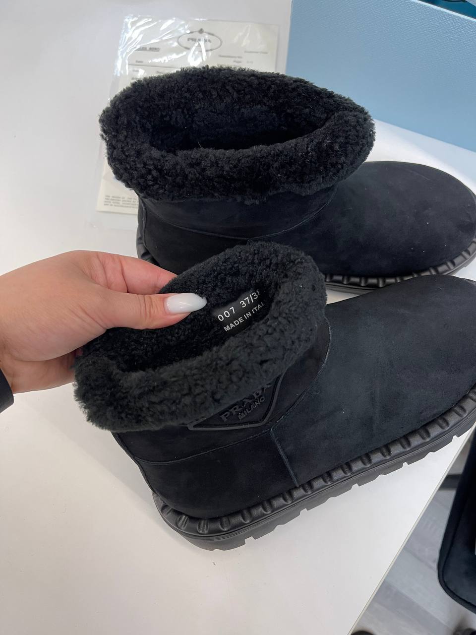 Премиум ботинки Prada BP-42877 Премиум ботинки Prada BP-42877