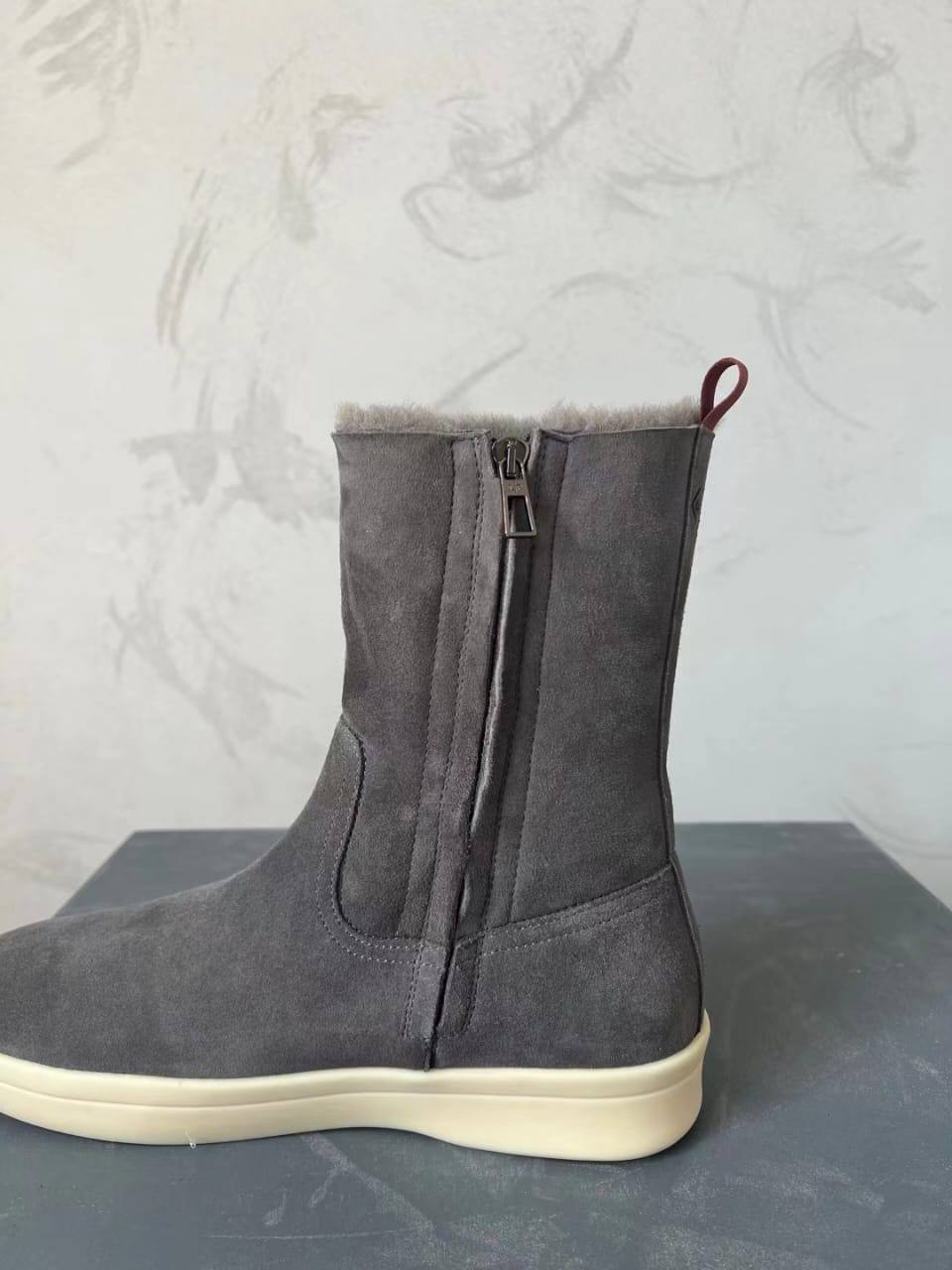 Замшевые ботинки Loro Piana стильные BP-24695 Замшевые ботинки Loro Piana стильные BP-24695