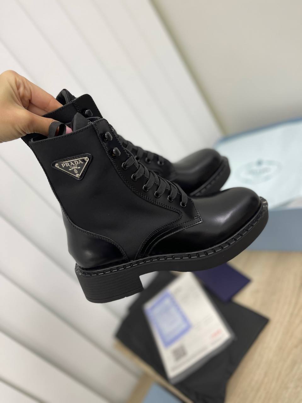 Коллекционные ботинки Prada BP-22799 Коллекционные ботинки Prada BP-22799