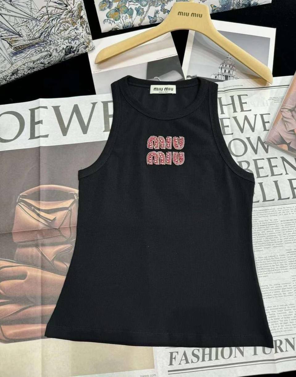 Коллекционная майка Miu Miu BP-45775 Коллекционная майка Miu Miu BP-45775