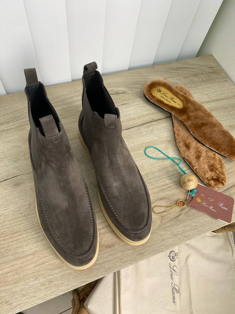 Дизайнерские ботинки Loro Piana BP-22576 Дизайнерские ботинки Loro Piana BP-22576