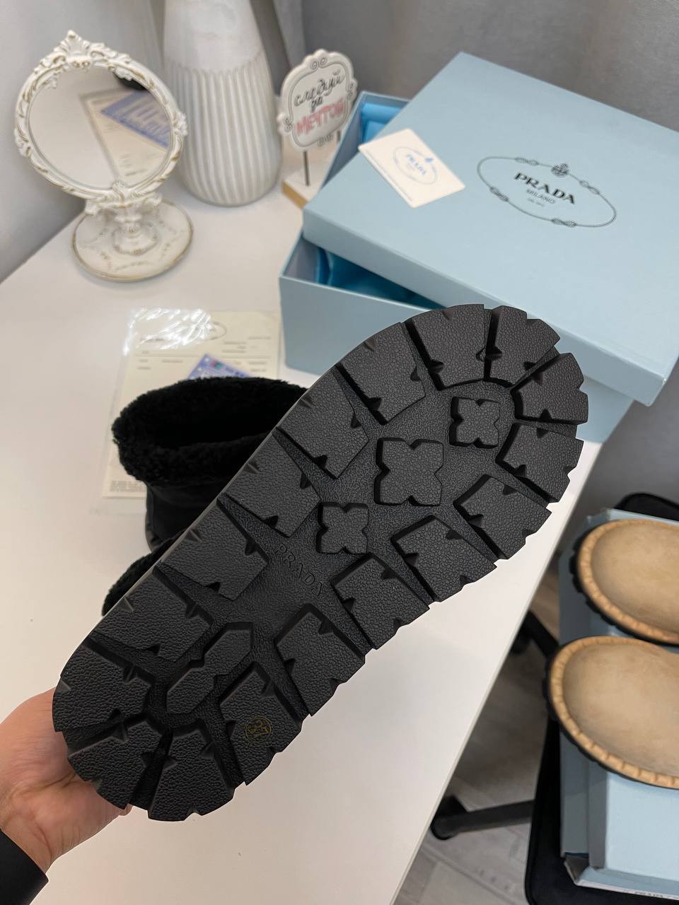 Премиум ботинки Prada BP-42877 Премиум ботинки Prada BP-42877