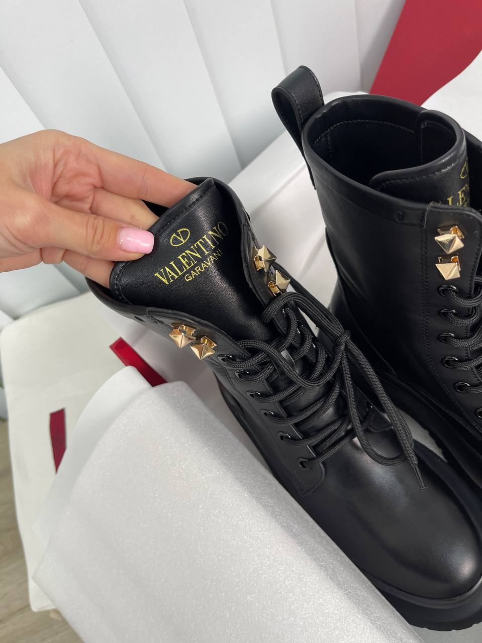 Люкс ботинки Valentino BP-22869 Люкс ботинки Valentino BP-22869