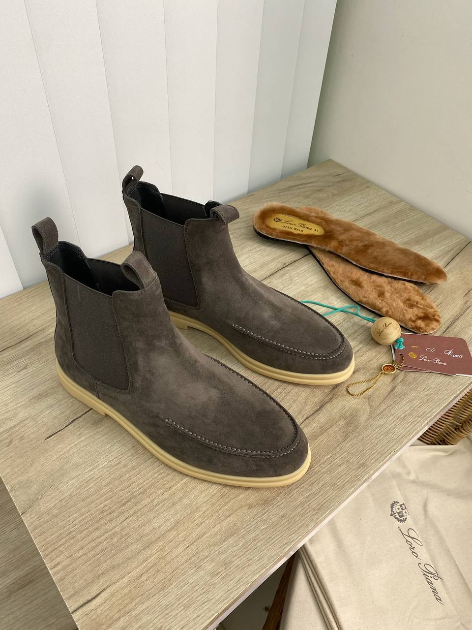 Дизайнерские ботинки Loro Piana BP-22576 Дизайнерские ботинки Loro Piana BP-22576