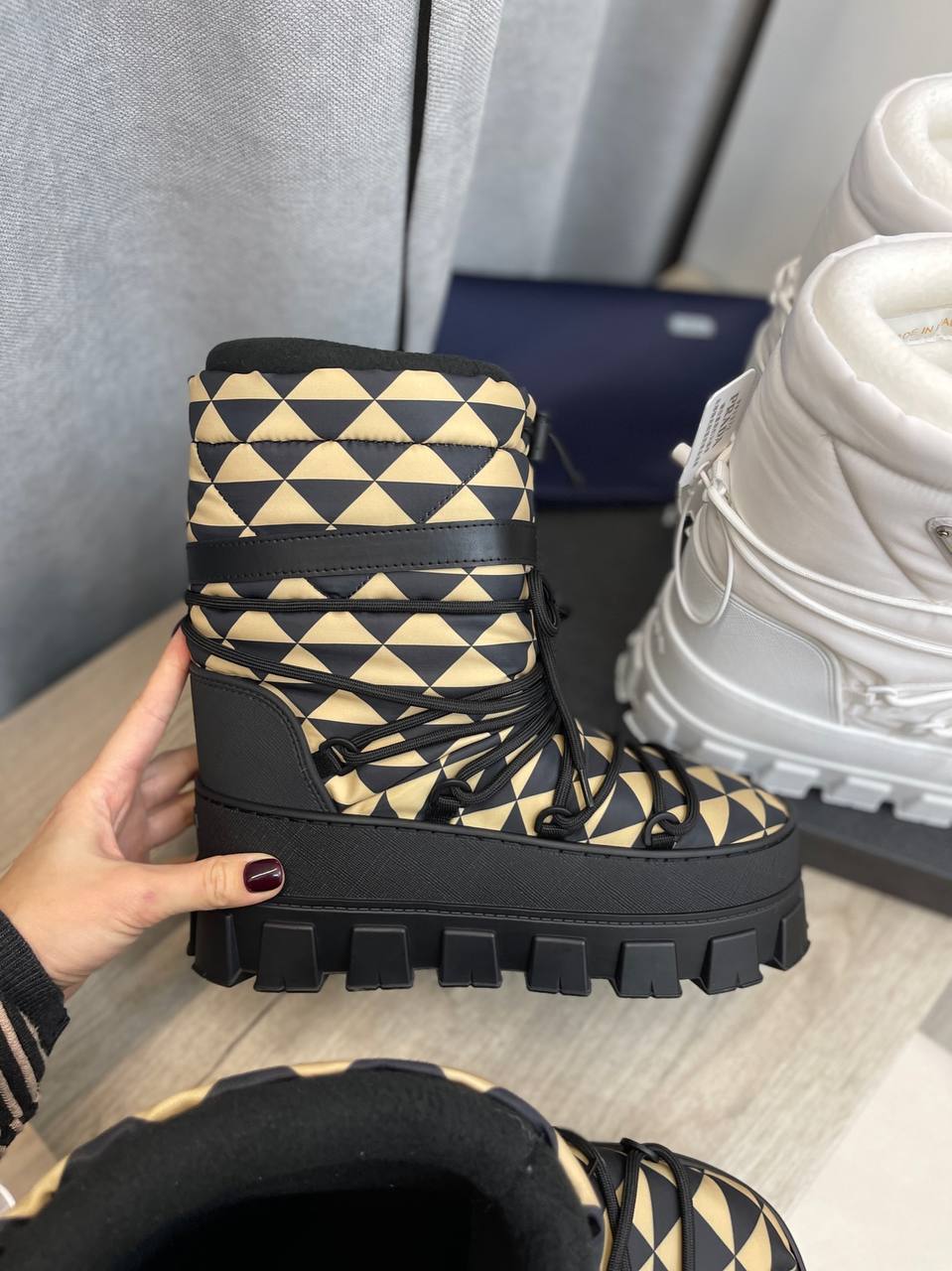 Коллекционные ботинки Prada BP-42485 Коллекционные ботинки Prada BP-42485