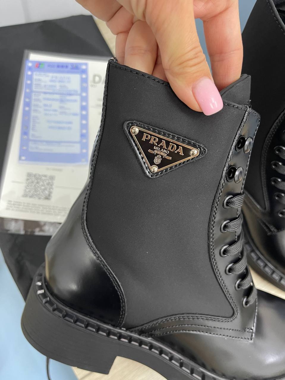 Коллекционные ботинки Prada BP-22799 Коллекционные ботинки Prada BP-22799