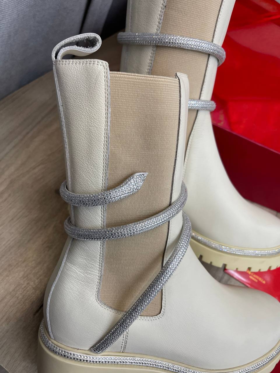 Трендовые ботинки Rene' Caovilla BP-40041 Трендовые ботинки Rene' Caovilla BP-40041