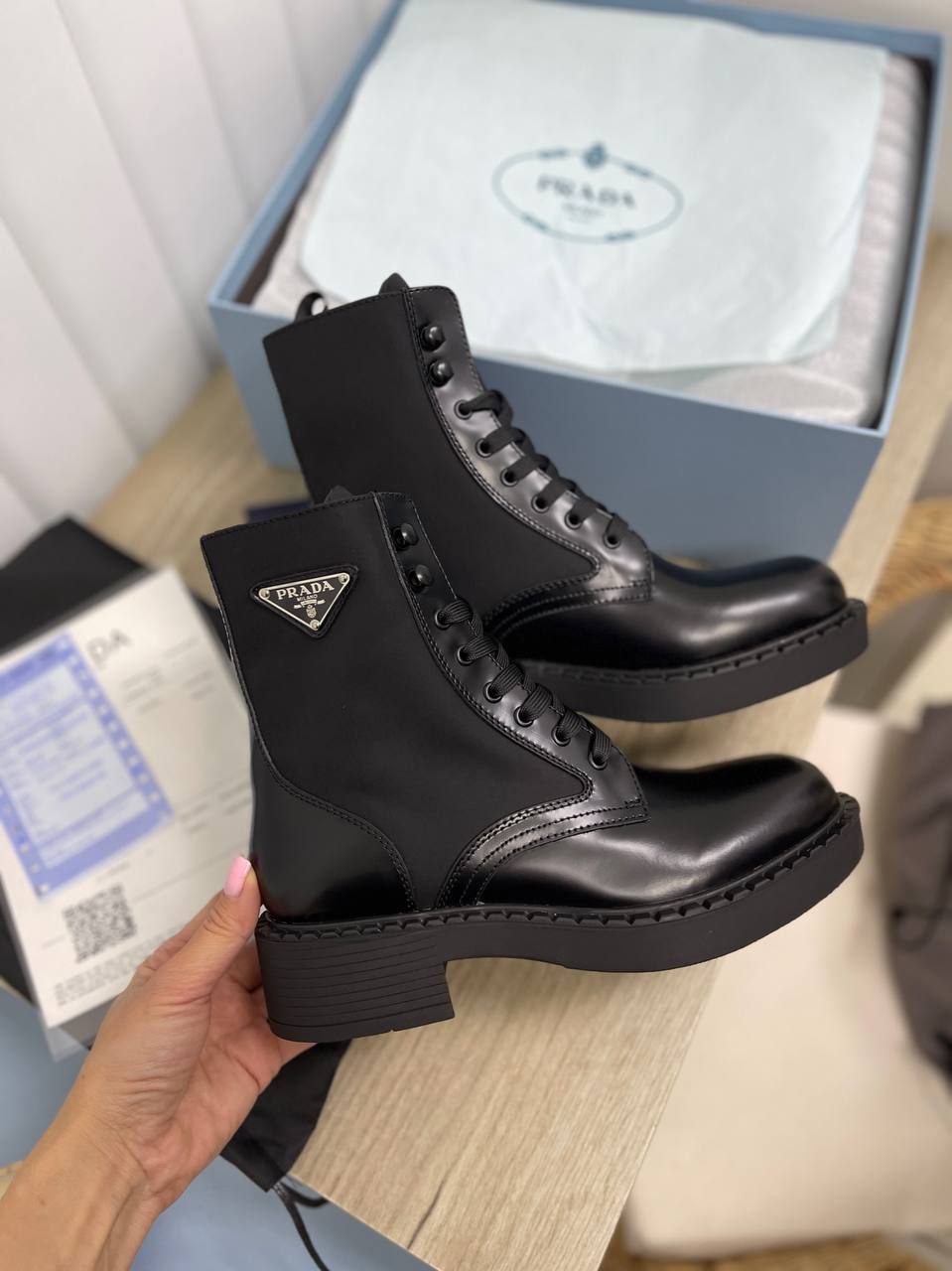 Коллекционные ботинки Prada BP-22799 Коллекционные ботинки Prada BP-22799