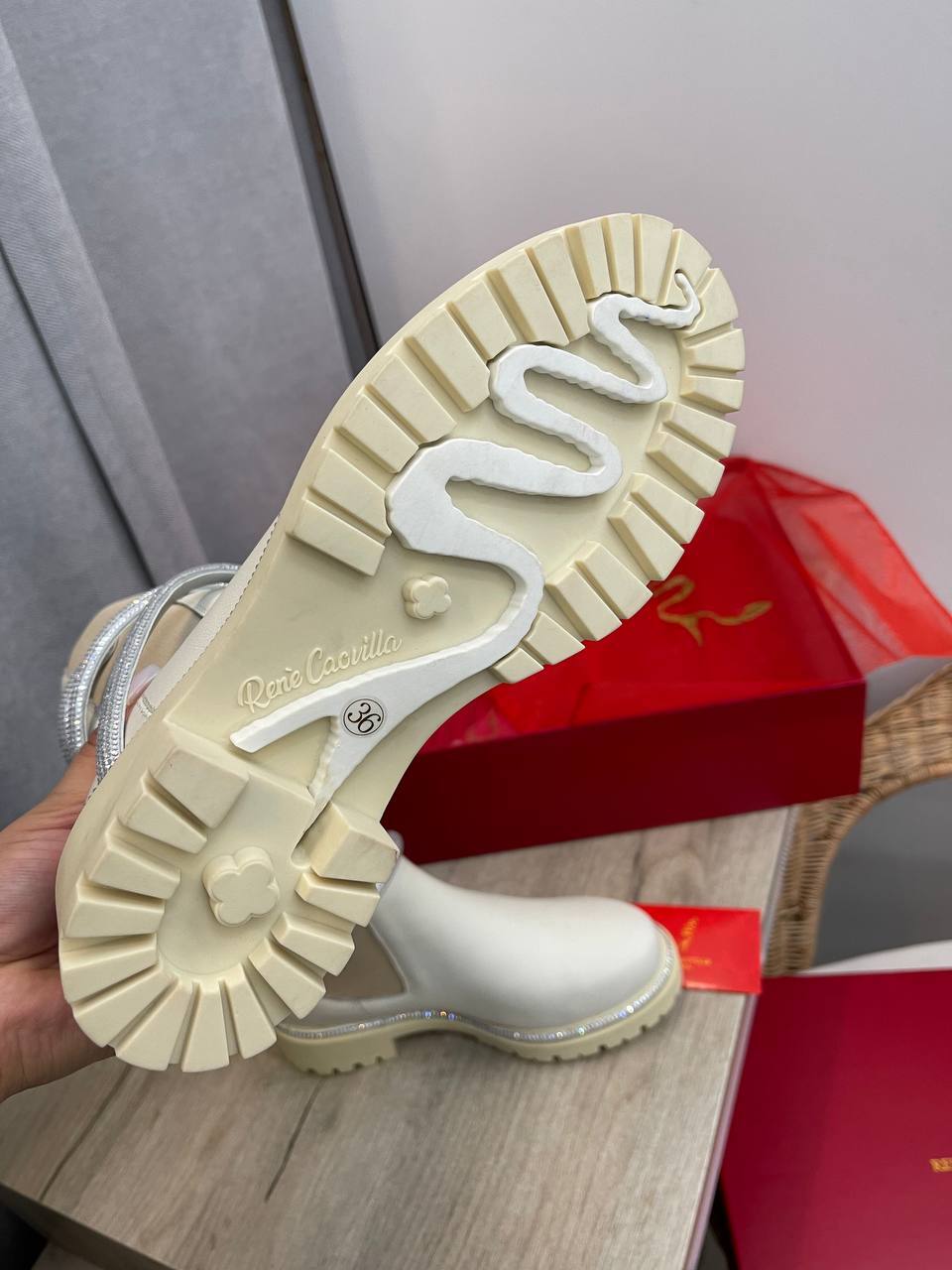 Трендовые ботинки Rene' Caovilla BP-40041 Трендовые ботинки Rene' Caovilla BP-40041