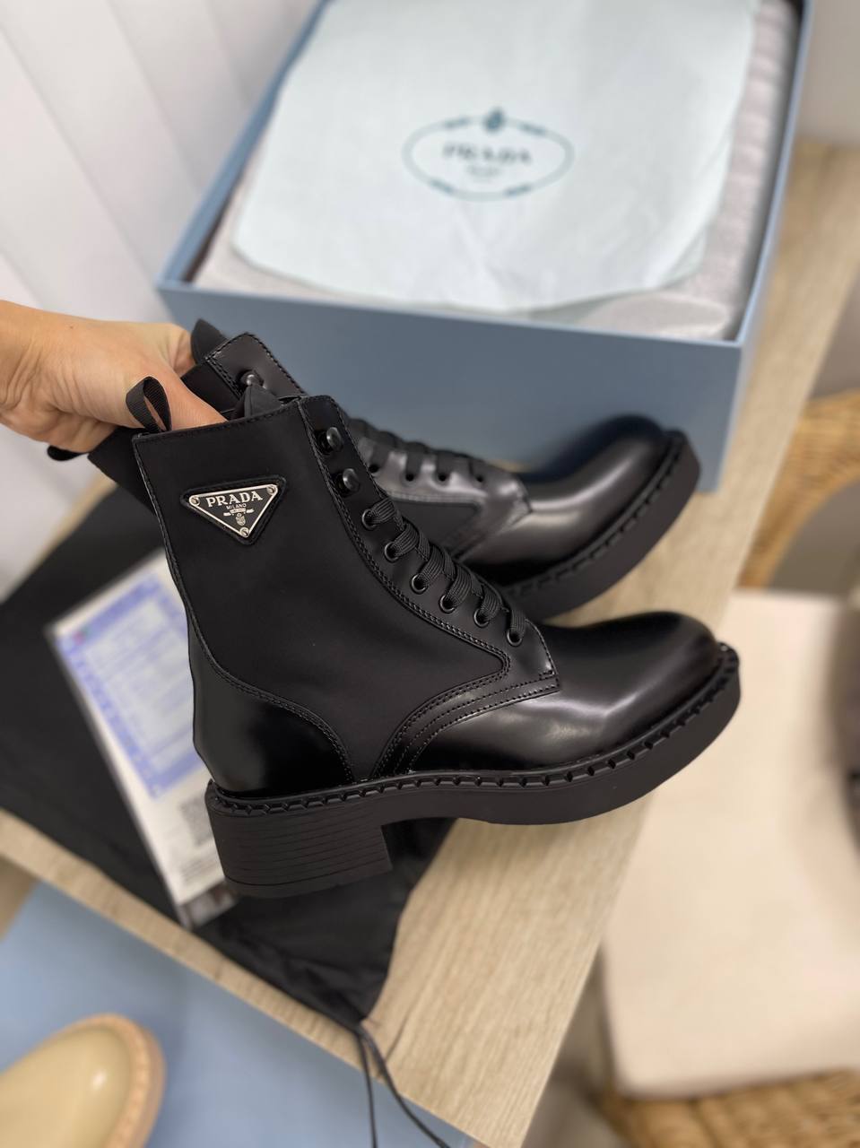 Коллекционные ботинки Prada BP-22799 Коллекционные ботинки Prada BP-22799