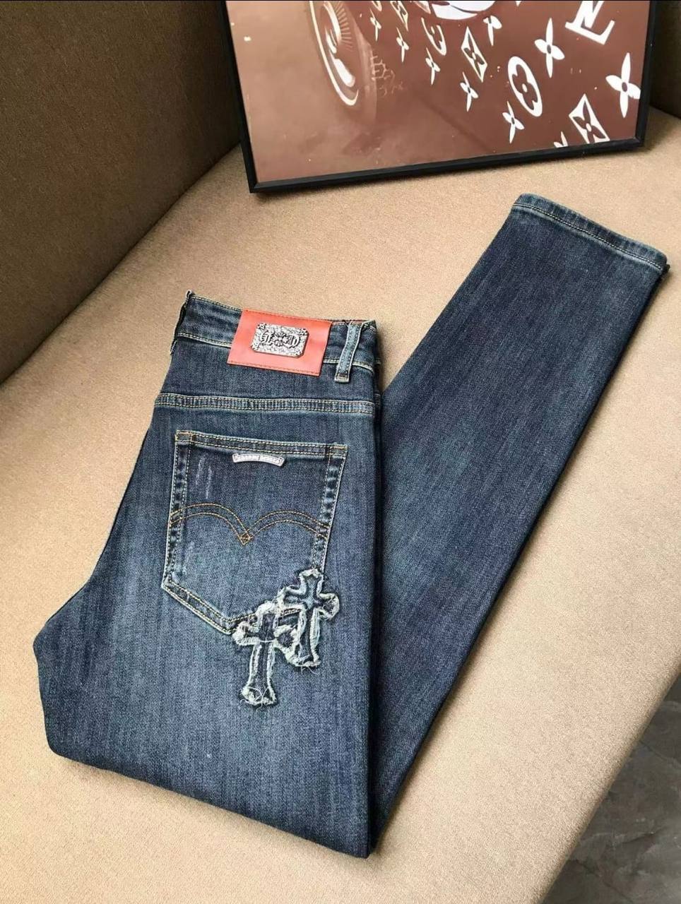 Джинсы повседневные Chrome Hearts BP-18710 Джинсы повседневные Chrome Hearts BP-18710