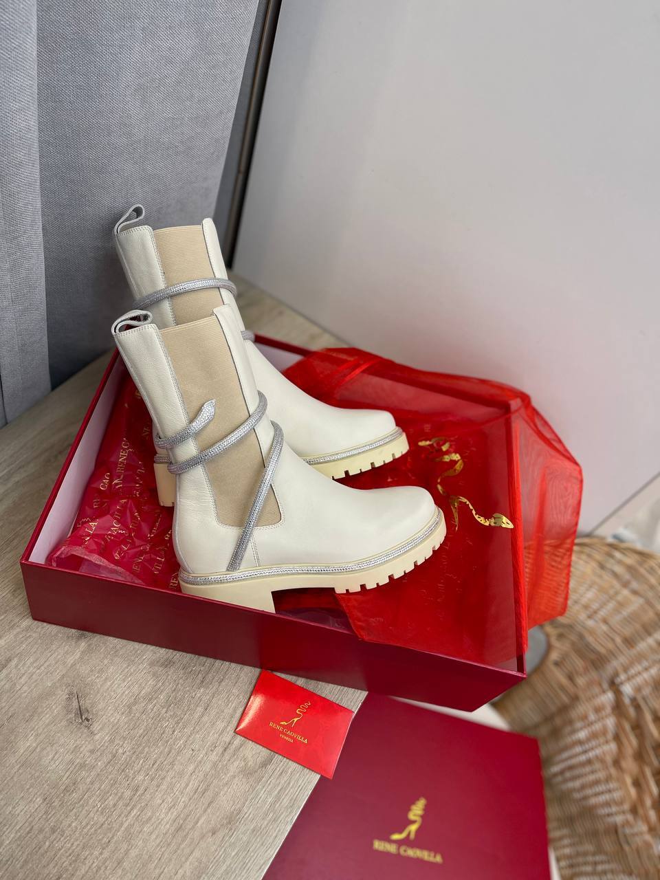 Трендовые ботинки Rene' Caovilla BP-40041 Трендовые ботинки Rene' Caovilla BP-40041