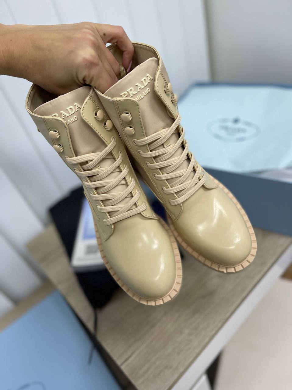 Премиум ботинки Prada BP-22800 Премиум ботинки Prada BP-22800