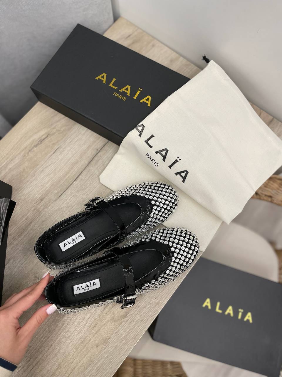 Балетки премиум Alaia BP-52407 Балетки премиум Alaia BP-52407