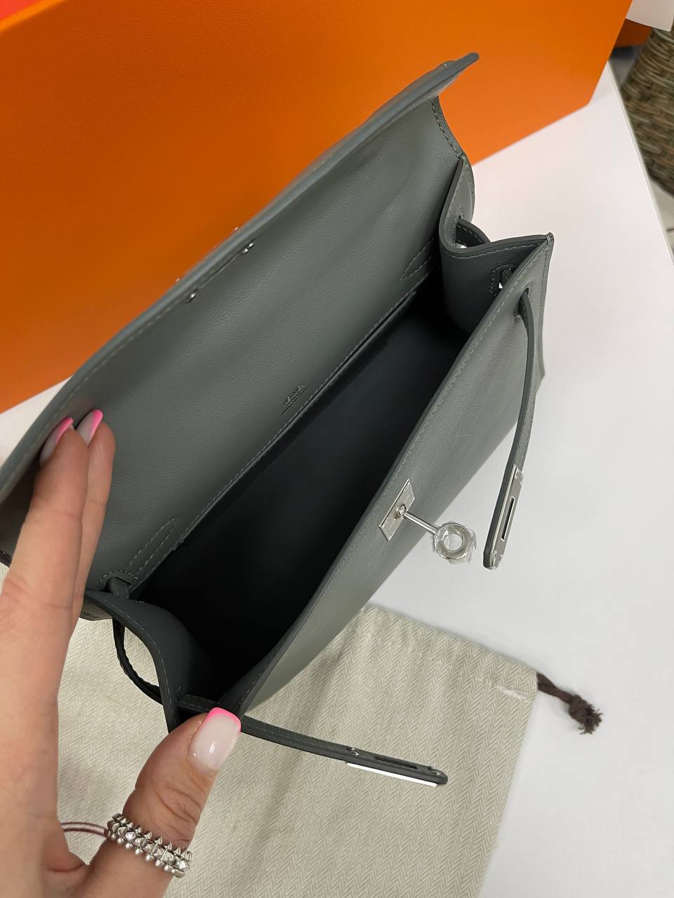 Коллекционная женская сумка Kelly Pochette Hermes BP-27653 Коллекционная женская сумка Kelly Pochette Hermes BP-27653