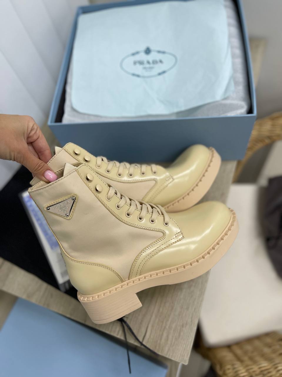 Премиум ботинки Prada BP-22800 Премиум ботинки Prada BP-22800