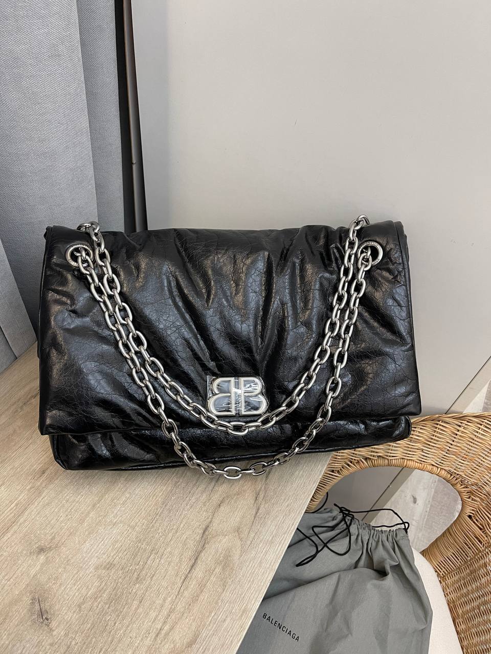 Сумка женская коллекционная 43 см Balenciaga BP-42819 Сумка женская коллекционная 43 см Balenciaga BP-42819