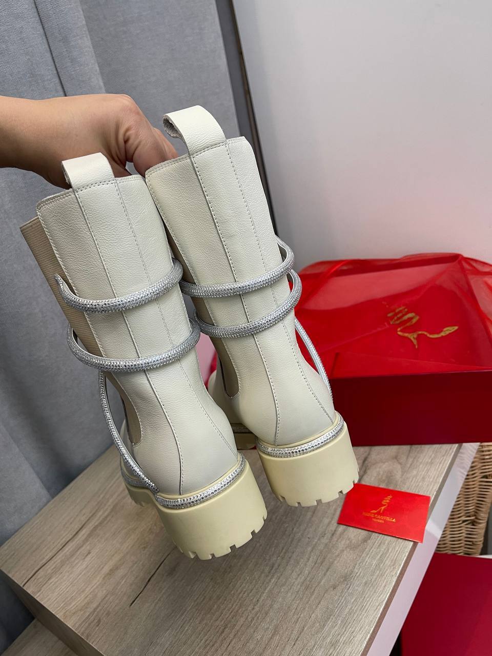 Трендовые ботинки Rene' Caovilla BP-40041 Трендовые ботинки Rene' Caovilla BP-40041