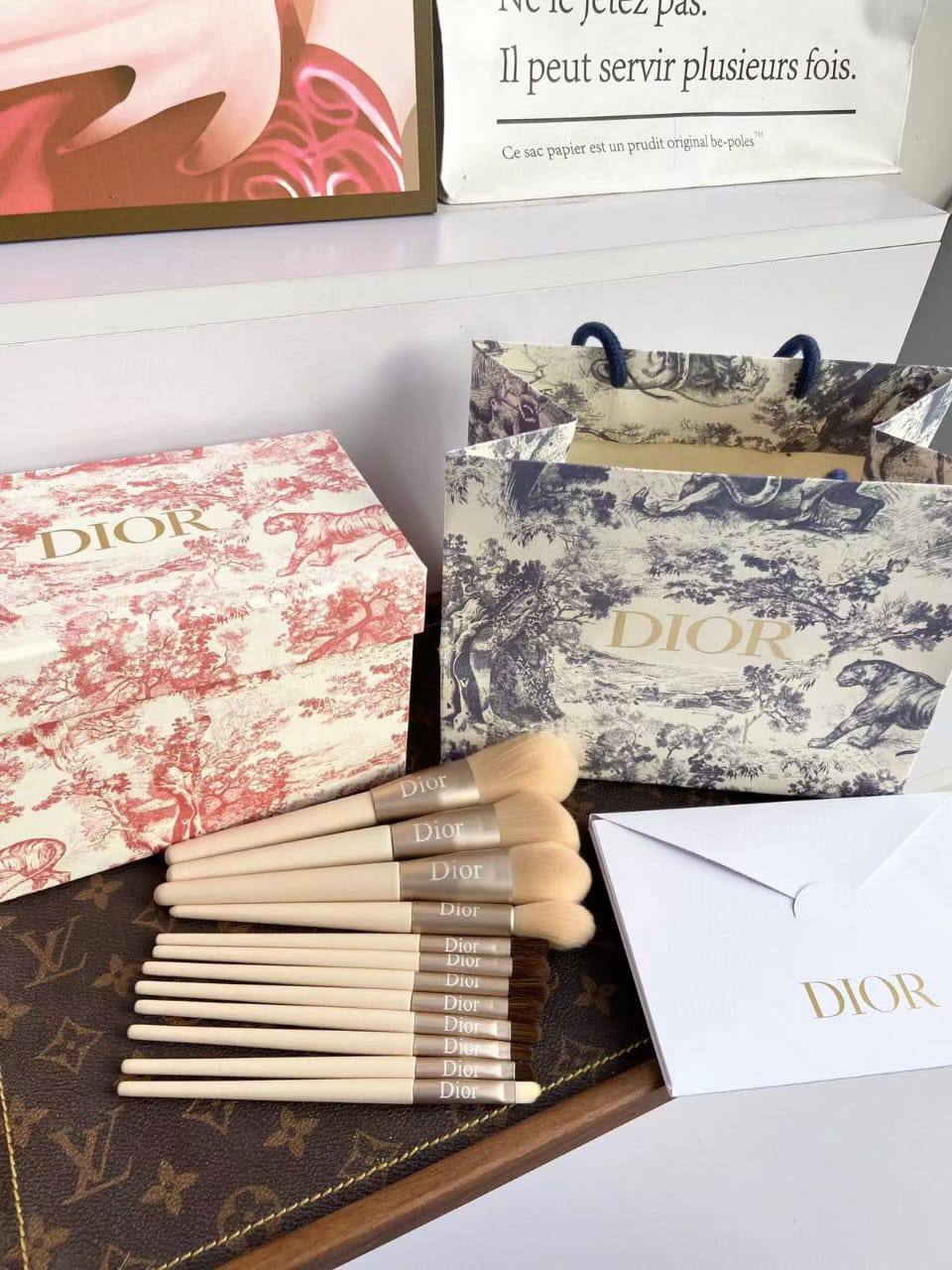 Набор кистей для макияжа премиум Christian Dior BP-45940 Набор кистей для макияжа премиум Christian Dior BP-45940