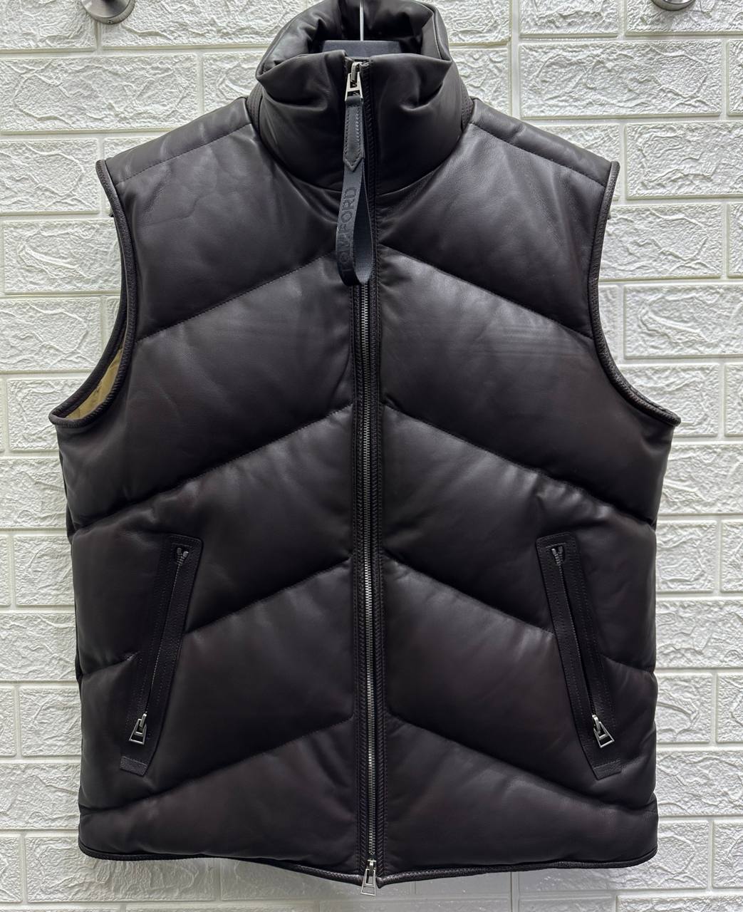 Жилет из кожи натуральной BP-26602 Tom Ford Жилет из кожи натуральной BP-26602 Tom Ford