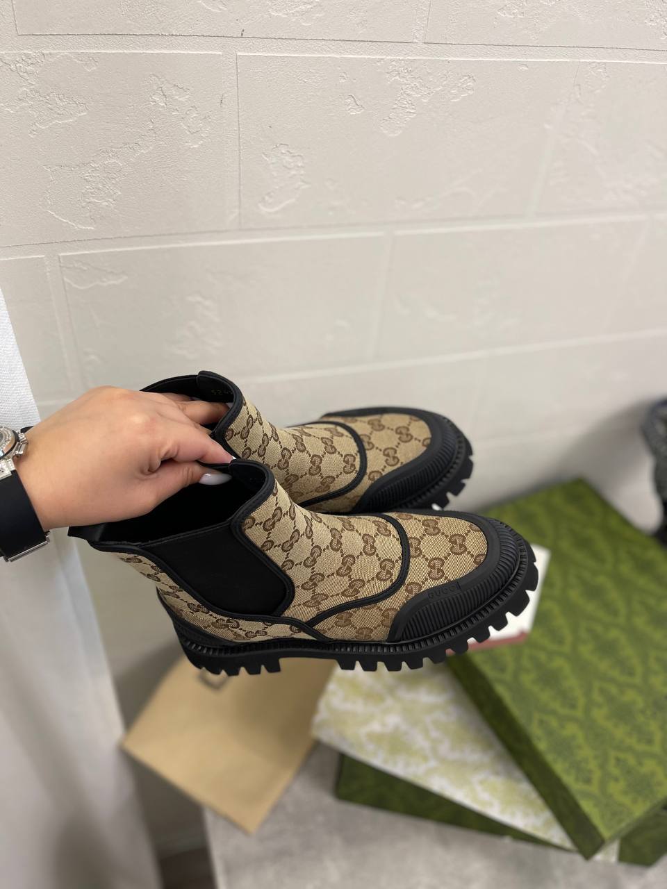 Коллекционные ботинки Gucci BP-42152 Коллекционные ботинки Gucci BP-42152