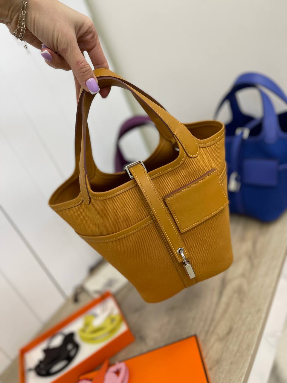 Сумка женская премиум Picotin Hermes BP-31970 Сумка женская премиум Picotin Hermes BP-31970