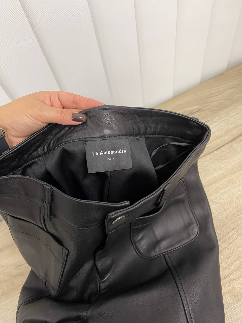 Кожаные брюки Max Mara BP-23649 Кожаные брюки Max Mara BP-23649