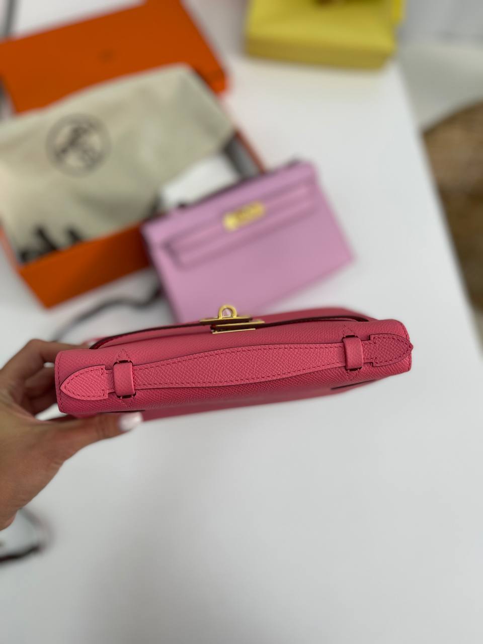 Kelly Pochette женская коллекционная сумка Hermes BP-16924 Kelly Pochette женская коллекционная сумка Hermes BP-16924