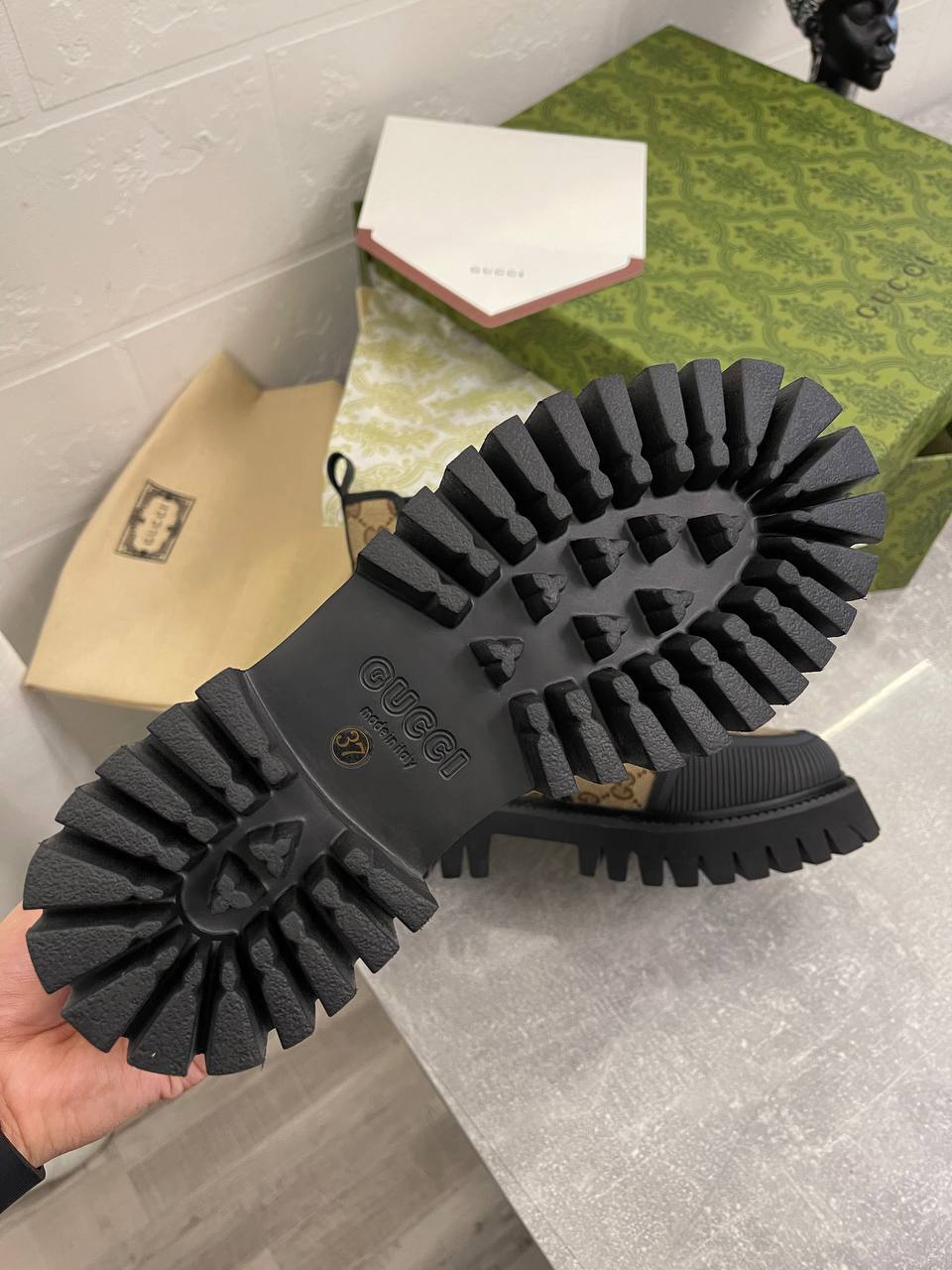 Коллекционные ботинки Gucci BP-42152 Коллекционные ботинки Gucci BP-42152