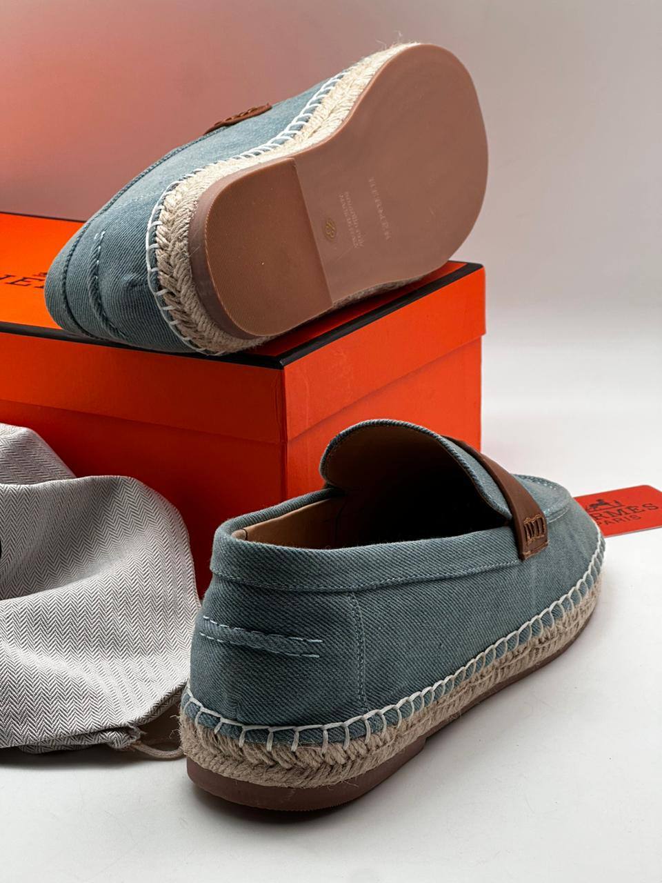 Эспадрильи премиальные Hermes BP-38643 Эспадрильи премиальные Hermes BP-38643