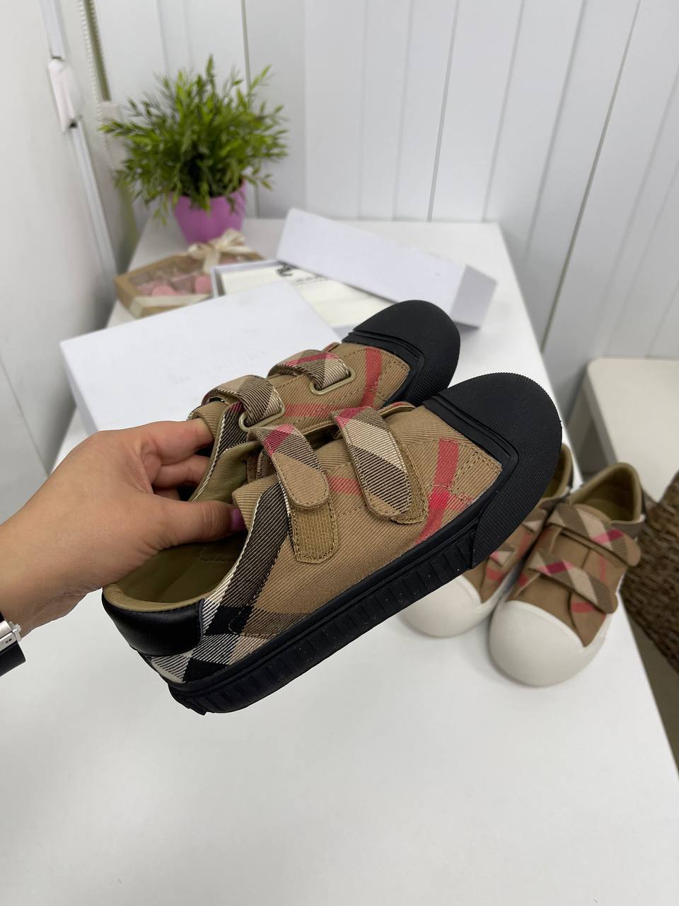 Кеды лимитные Burberry BP-29941 Кеды лимитные Burberry BP-29941