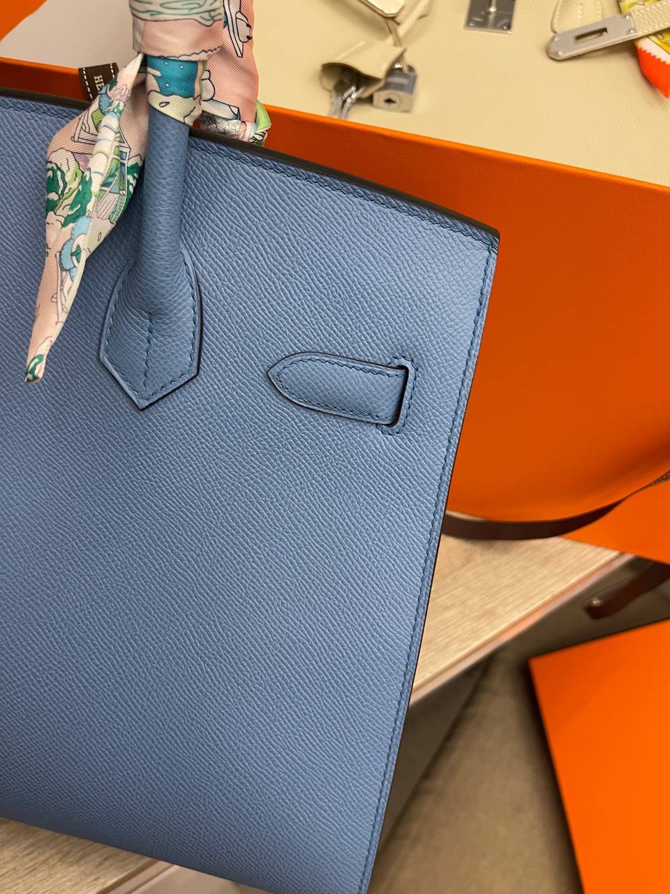 Женская коллекционная сумка Hermes Birkin 30 см BP-47568 Женская коллекционная сумка Hermes Birkin 30 см BP-47568