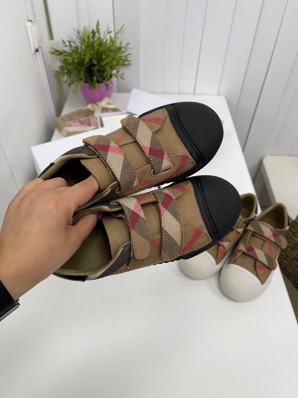 Кеды лимитные Burberry BP-29941 Кеды лимитные Burberry BP-29941