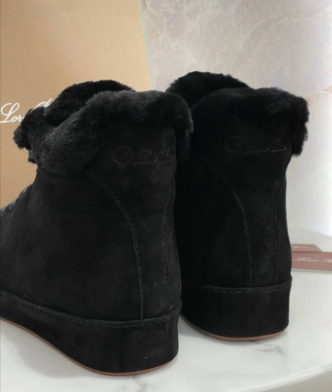 Женские ботинки люкс Loro Piana BP-44335 Женские ботинки люкс Loro Piana BP-44335