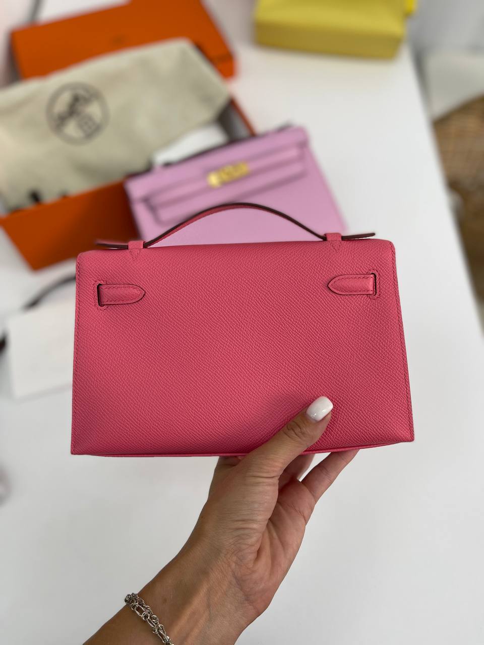 Kelly Pochette женская коллекционная сумка Hermes BP-16924 Kelly Pochette женская коллекционная сумка Hermes BP-16924