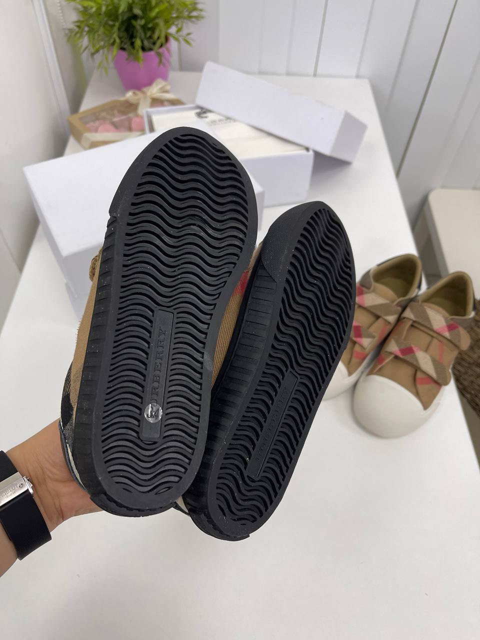 Кеды лимитные Burberry BP-29941 Кеды лимитные Burberry BP-29941