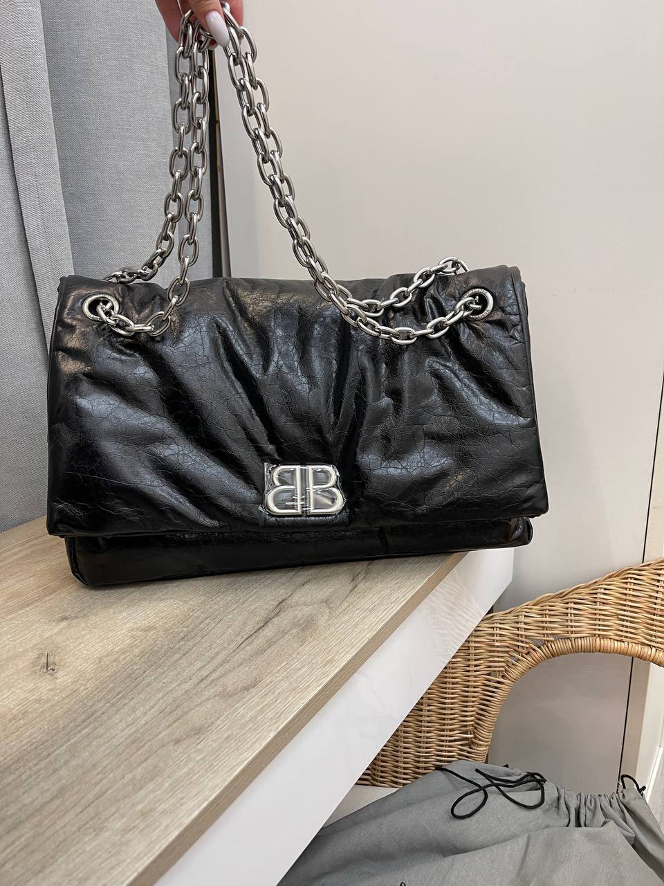 Сумка женская коллекционная 43 см Balenciaga BP-42819 Сумка женская коллекционная 43 см Balenciaga BP-42819