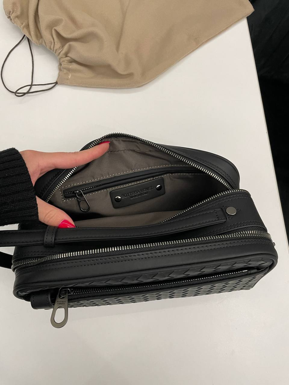 Борсетка модель BP-47991 от Bottega Veneta Борсетка модель BP-47991 от Bottega Veneta