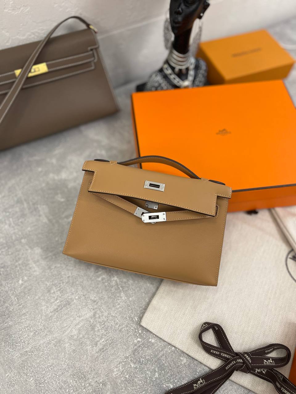 Коллекционная сумка Kelly Pochette Hermes BP-46500 Коллекционная сумка Kelly Pochette Hermes BP-46500