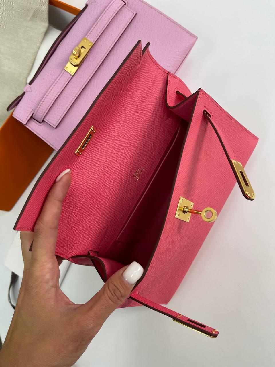 Kelly Pochette женская коллекционная сумка Hermes BP-16924 Kelly Pochette женская коллекционная сумка Hermes BP-16924